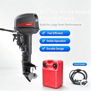 Nouveau moteur de bateau portable 2 temps 25 CV compatible avec les bateaux de pêche sportive, les dinghys et les croisières fluviales - Product Image 3