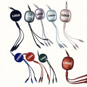 Custom Glow Multi Phone <b>Usb</b> <b>Type</b> <b>C</b> Charger Light up Logo <b>Cable</b> for Promotional Gifts - Product Image 1