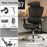 Chaise de bureau ergonomique en maille pivotante réglable confortable blanche personnalisée de haute qualité avec soutien lombaire pour ordinateur de direction