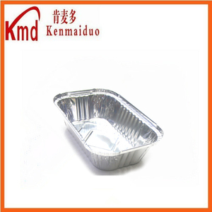 KMD <span class=keywords><strong>rff</strong></span> ภาชนะบรรจุอาหารอลูมิเนียมฟอยล์สี่เหลี่ยมสีเงินแบบใช้แล้วทิ้งเป็นมิตรกับสิ่งแวดล้อมได้รับการรับรอง CE - Product Image 2