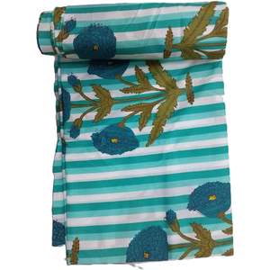 Tela Popelina de Algodón y Lino Cotsiler, 42 Pulgadas de Ancho, Ligera, Estampado Floral, Transpirable, para Vestidos y Blusas de Verano - Product Image 2