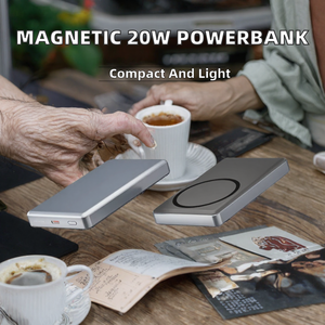 พาวเวอร์แบงค์แม่เหล็กไร้สายขนาดกะทัดรัด 20W 10000mAh ความจุสูง ชาร์จเร็วแบบ Type-C รุ่น N5S - Product Image 2