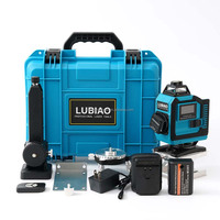 Niveau laser 4D professionnel à 12/16 lignes pour travaux d'ingénierie et de décoration, instrument de nivellement croisé à forte luminosité, en vente
