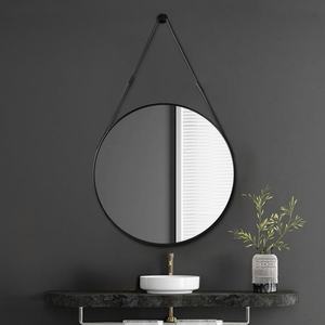 <b>Round</b> Wooden Wall <b>Mirror</b> Natural Wood Frame Hanging <b>Mirror</b> for Living Room Bedroom <b>Bathroom</b> Handmade Eco-friendly Decor - Product Image 2