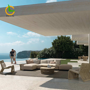 Ensemble de canapés en osier moderne 2022 pour la maison, le jardin et le salon, meubles de patio et d'extérieur - Product Image 3