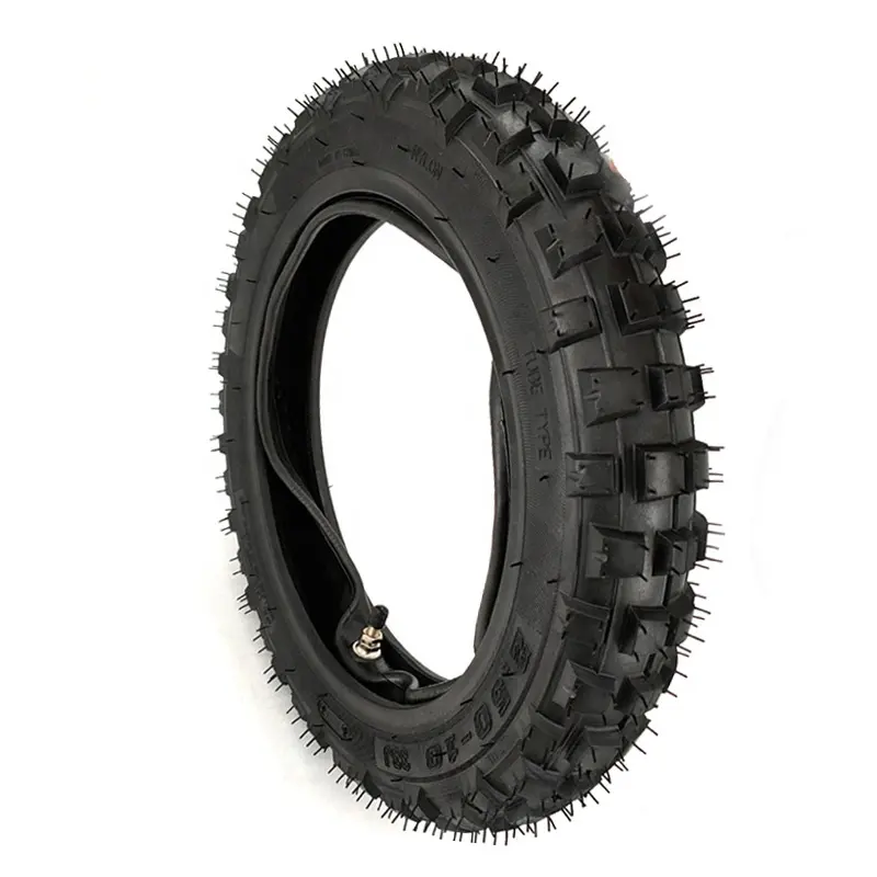 2.50-10" Dirt Tyre 10 Inch Tires With Inner Tube For Dirt Pit Bike Chinese Kayo BSE Motorcycle CRF KLX Wheels