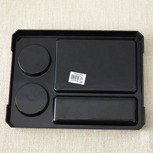Plato japonés para servir Sushi, juego de bandeja para taza de bebida, vajilla de Sushi y salmón, combinación con plato de servicio, Estera de bambú - Product Image 2