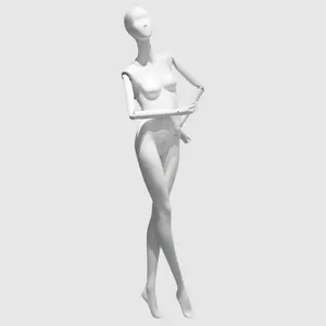 Yihe Op Maat Gemaakte Mode Vrouw Full Body Mannequins Vrouw Met Geplateerde Stalen Ronde Basisplaat