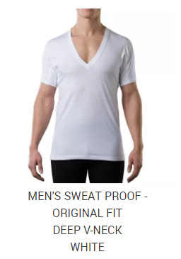 Men DEEPER V neck - White