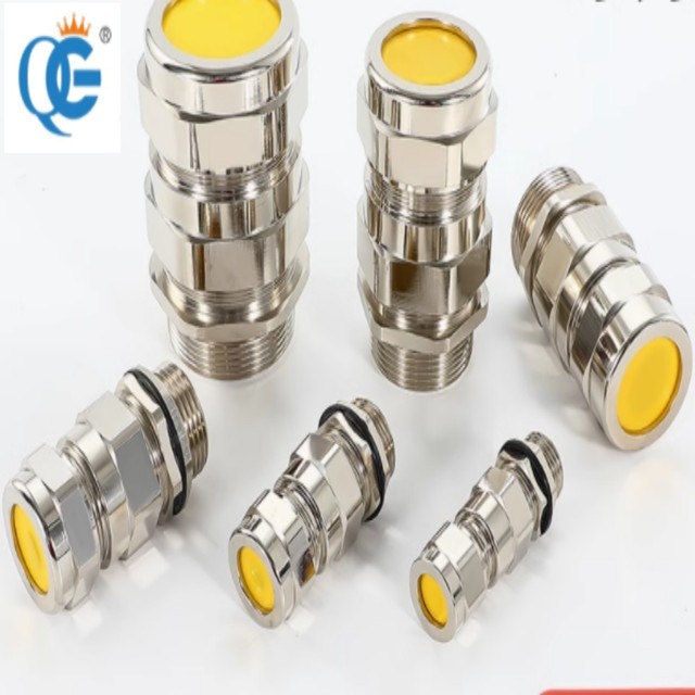 M16 M20 M25 M32 M40 M50 316SS Double Compression Armoured Cable Gland Explosion Proof IP68 Waterproof Metallic Exd
