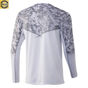 Camisetas de Pesca con Camuflaje Sublimado Personalizadas, con Protección UV, Ligeras, de Manga Larga, de Poliéster, Impermeables y de Secado Rápido - Product Image 2