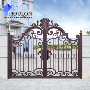 Precio competitivo Puertas exteriores Puertas delanteras principales <span class=keywords><strong>de</strong></span> <span class=keywords><strong>entrada</strong></span> <span class=keywords><strong>de</strong></span> hierro forjado <span class=keywords><strong>de</strong></span> alta calidad personalizadas - Product Image 1
