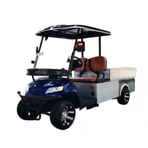 Voiturette de golf électrique 2 places avec benne de chargement de 1,2 m à 1,8 m pour usage agricole - Product Image 1