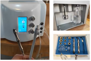 Máquina de Rejuvenecimiento Facial 2 en 1 con Cristal y Diamante, con <span class=keywords><strong>4</strong></span> Puntas de Profundidad para Eliminar Cicatrices de Acné y Puntos Negros - Product Image 6