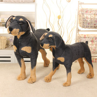Rottweiler Chien En Peluche Husky Caniche Bichon Frise Carlin Chihuahua Shiba Inu Bull Terrier Animal En Peluche Poupée Oreiller pour Enfants Cadeau
