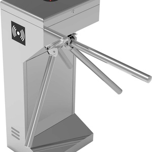 304 Stainless Steel Gate Access Control System Tripod Turnstile Fingerprint Reader <b>Drop</b> Arm Barrier Turnstile Gate (TS1000) - Product Image 1