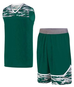 Uniformes de basket-ball pour jeunes Maillot de basket-ball sur mesure Vêtements d'entraînement pour hommes Ensemble de gilets de basket-ball et de shorts - Product Image 1