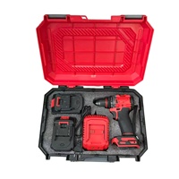 Perceuse à percussion complète en gros d'usine avec batterie 21V, chargeur rapide, pour le travail du bois et le bricolage, ensemble de perceuse à percussion électrique