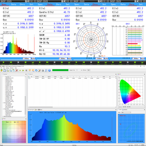 Espectrómetro de luz OHSP350S 350-950nm, probador de panel <span class=keywords><strong>LED</strong></span>, también prueba el TM-30 para Grow Light - Product Image 3