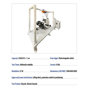 Máquina de Teste de Queda de Garfo de Bicicleta, Aparelho de Teste de Inclinação Frontal de Garfo de Bicicleta, Testador de Inclinação de Garfo de Bicicleta Elétrica - Product Image 4