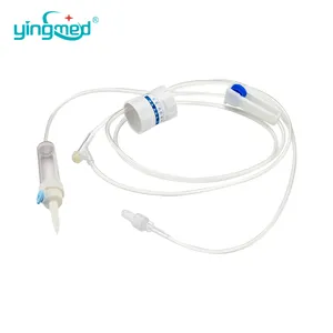 Factory High Quality Medical 54 Drip Chamber IV Infusion Set With Filter Flow Regulator