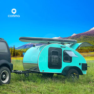 Remorque de <span class=keywords><strong>camping</strong></span> en forme de larme à faible coût, caravanes de voyage économiques, <span class=keywords><strong>camping</strong></span>-car pas cher de moins de 750 kg, sans immatriculation séparée - Product Image 2
