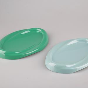 Assiette à salade en mélamine Galaxy en forme d'arc, 8 pouces, incassable, passe au lave-vaisselle, plat de service pour les fêtes et l'usage quotidien - Product Image 1