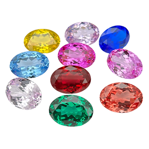 หินอัญมณีรูปวงรีสีชมพูสำหรับตัดจากคอรันดัมเครื่องประดับฟิวชั่นขนาด3X5มม. ถึง20x30มม. ทำตามสั่งในห้องปฏิบัติการ - Product Image 4