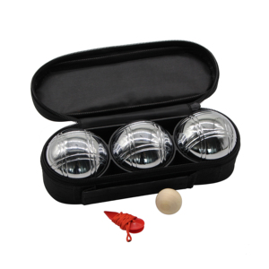 ลูกเปตองเหล็กกล้าสีเงิน 3 ลูก พร้อมกระเป๋าพกพา สำหรับออกกำลังกายกลางแจ้ง  <span class=keywords><strong>โลโก้</strong></span>สั่งทำได้ เป็นมิตรต่อสิ่งแวดล้อม - Product Image 5