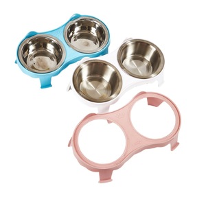 ชามใส่อาหารและน้ำสำหรับสัตว์เลี้ยงขนาดเล็ก ทำจากใยไผ่และสแตนเลส ใช้ได้ทั้งในบ้านและนอกบ้าน เหมาะสำหรับการเดินทาง ขายส่ง เป็นมิตรกับสิ่งแวดล้อม - Product Image 5