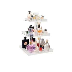 YAGELI Custom Clear Acrylic Makeup <b>Perfume</b> Display <b>Stand</b> with Custom Logo Silk-Screen Printed OEM Available-Factory Wholesale - Product Image 2