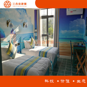 Interior de Hotel en Contenedor, Diseño Rústico Rectangular, Espacio Transpirable y Eficiente - Product Image 4