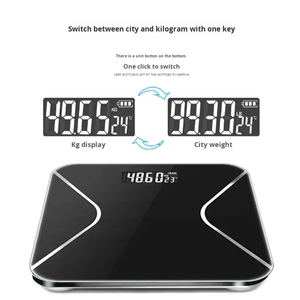 Balance électronique intelligente précise, appareil numérique portable pour la mesure quotidienne du poids des personnes, balance de pesée corporelle - Product Image 4