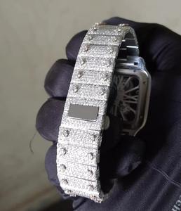 Hot Sale On Mens Diamond Chronograph <b>Watch</b> with Stainless Steel Case, Durable Design for Office and Travel Available For Sale - Product Image 3