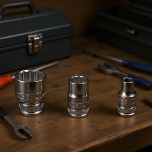 Fervi Polygonal <b>Socket</b> Wrench Normal Series 12mm 10mm 8mm Chrome Vanadium Steel - Product Image 3