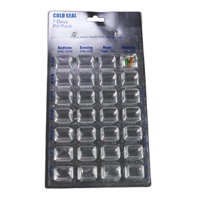 使い捨てプラスチック医療トレイ1つの2つ<span class=keywords><strong>3</strong></span>つ折りピルブリスターカードカプセル用包装 - Product Image 2