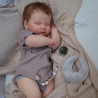Poupée bébé réaliste de 50 cm, simulée, endormie, adorable nouveau-né, jouet pour enfants, cadeaux, accessoires de jeu d'imitation