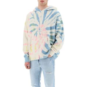 Customized Fashion High Quality Winter Knit Hoodie Men's <b>Tie</b>-dye Knit Hoodie - Product Image 1