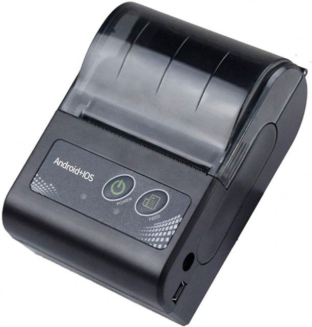 58mm Thermal Receipt Printer Portable Mini Wireless Thermal Printer USB Receipt Bill Ticket POS Printing for IOS Android Windows