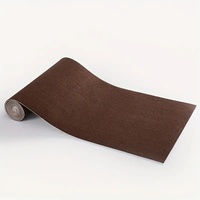 Tapis de sol gris écologique antidérapant, imperméable, insonorisant, avec support en PVC, en polyester fin, tissage plat, fabriqué à la machine
