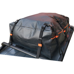 RoofBag Rooftop Cargo Carrier 15cubic ft Waterproof Car Top Carriers for Cars Include Roof Protective Mat Storage Bag