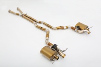 Système d'échappement à soupape en acier inoxydable/titane 304 personnalisé conçu spécifiquement pour Bentley Continental 4.0T V8