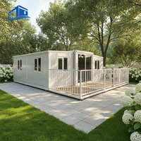 Maison conteneur extensible 4 chambres, kit de structure en acier préfabriqué, design moderne, origine Shandong ShanHai
