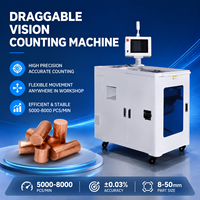 Machine de comptage et d'emballage mobile industrielle DGAX avec système PLC pour attaches, avec impression de la taille du sac