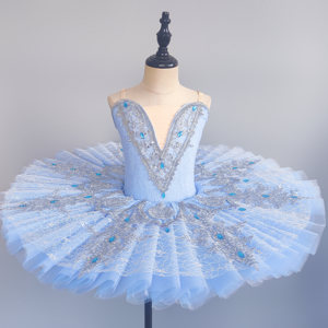 <span class=keywords><strong>Jupe</strong></span> de ballet pour enfants, tenue de performance professionnelle pour filles, <span class=keywords><strong>jupe</strong></span> tutu, costume de performance Bébé Princesse des Neiges Petite Pêche - Product Image 4