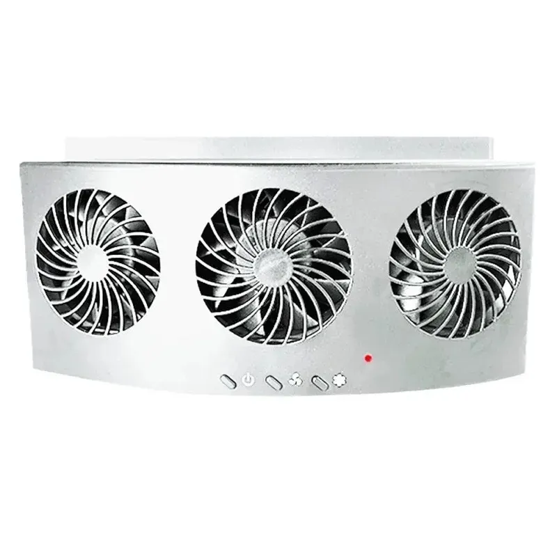 Ventilatore finestrino ventilatore auto a tre teste di raffreddamento aria di scarico circolazione portatile deodorazione ventilatore aria sfiato radiatore