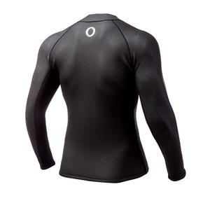 Combinaison de natation de plongée libre pour hommes et femmes Top 2mm <span class=keywords><strong>Veste</strong></span> de <span class=keywords><strong>surf</strong></span> à manches longues thermique avec logo avant - Product Image 5