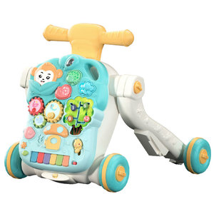 Andador <span class=keywords><strong>para</strong></span> Bebé con Diseño de Coche, de Plástico y Madera, Musical, Multifuncional, con Ruedas Giratorias - Product Image 1