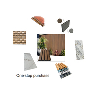 Revêtement mural extérieur en bois-plastique imperméable, bardage WPC pour usage extérieur en villa
