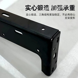 Zhan Gu Hardware L-Shaped Metal <b>Bracket</b> Heavy Duty Support For TV Cabinet Sofa Partition Mounting - Product Image 3